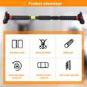 Pull-Up Bar For Door Frame, Strength Training Pull-Up Bars, Adjustable Portable Training Pull-Up Bars, No Screws, No Installation Required, Max Load 440 LBS