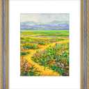 Golden State Art 16x20 Gold-Blue Photo Frame Mat for 11x14 Plexiglass | Includes a White Mat Fits 11x14, Photo, Art, Poster or Print Display, Vintage Ornate Finish Picture Frame, Wall Mounting