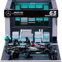Bburago 1:43 2024 Race Mercedes W15 Pit Pass, Russell #63