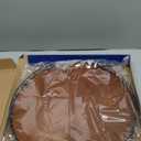 Farmhouse Oak 21" Lazy Susan Turntable Organizer for Cabinet, Round Wooden Lazy Susan Organization and Storage for Dining Table, Pantry, Kitchen, Countertop, Cupboard,Home Decor, Walnut (21)