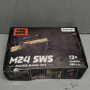 Building Blocks Gun Model Toys for Adults, 1388 Pcs 1:1 M24 Building Set Guns Model Toys for Adults Boys Teens Age 12+, Collectible Building Blocks Gift for Military Enthusiasts