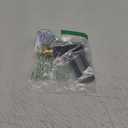 LeLuv Vacuum Pump Maxi Ergonomic Nylon Handle with Release Valve and Installed Gauge - Black