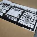 Empava 36 Inch Built-in Gas Cooktop with 5 Sealed SABAF Burners, Black Tempered Glass Surface, LPG/NG Convertible, Flame Failure Protection, Dishwasher Safe Grates