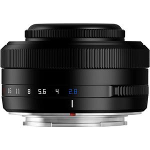 TTArtisan 27mm F2.8 Metal Bodied Auto Focus AF Lens Compatible with FujiFilm FX Mount - Black
