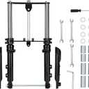 Mini Bike Suspension Kit-Mini Bike Front Fork Suspension Kit Replacement for Coleman CT100U/TrailMaster Storm 200/GMB100, Universal, Small Motorcycle Shock Absorber Fork Frame Upgrade Kit