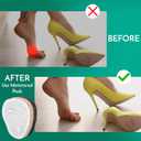 COMFWALK Metatarsal Pads 3 Pairs - Ball of Foot Cushion - Soft Cushion Design - Shock Absorbing - Anti-Slip Strong Adhesive - High Heel Pain Relief - (Multicolor)