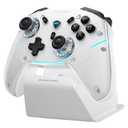 Machenike G5PRO Max SE 1000HZ Wireless Gaming Controller for NS/PC/iOS/Android with Charging Dock,PC Controller Hall Effect Joystick/Triggers/Gyroscope,RGB Backlight, Gray