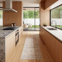 nuLOOM 2' x 8' Machine Washable Area Rug with Waterproof Spill Proof Surface, Non Slip Backing and Stain Resistant for Living Room, Bedroom, Kitchen, Dining Room, Davi Taupe