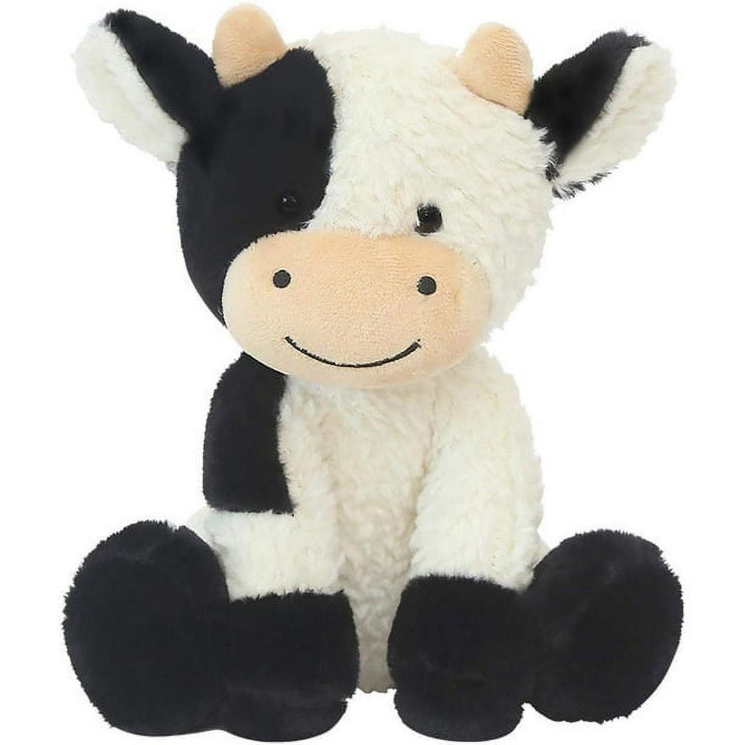 Sumind 2 Pack Cow Stuffed Animal Set 13.78 Inch Mommy Cow Plush Toy with 4 Babies Cute Calf in Her Tummy Large Highland Stuffed Animals for Toddlers Girls Boys Birthday(Cute)