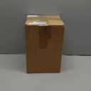 6 Pcs (H:7" W:4") Embossed Flower Vase Pedestal Glass Vase Big Base Thickened Crystal Vintage Vases for Valentines Day Wedding Home Decor Table Centerpiece House Warming Gifts(Amber)