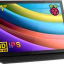 10.1" LCD Touchscreen IPS Monitor 1280x800 Portable Screen HDMI Display Built-in Speakers with Shell for Raspberry Pi 5/Pi 4/3B+ Xbox PS4 Windows 7/8/10