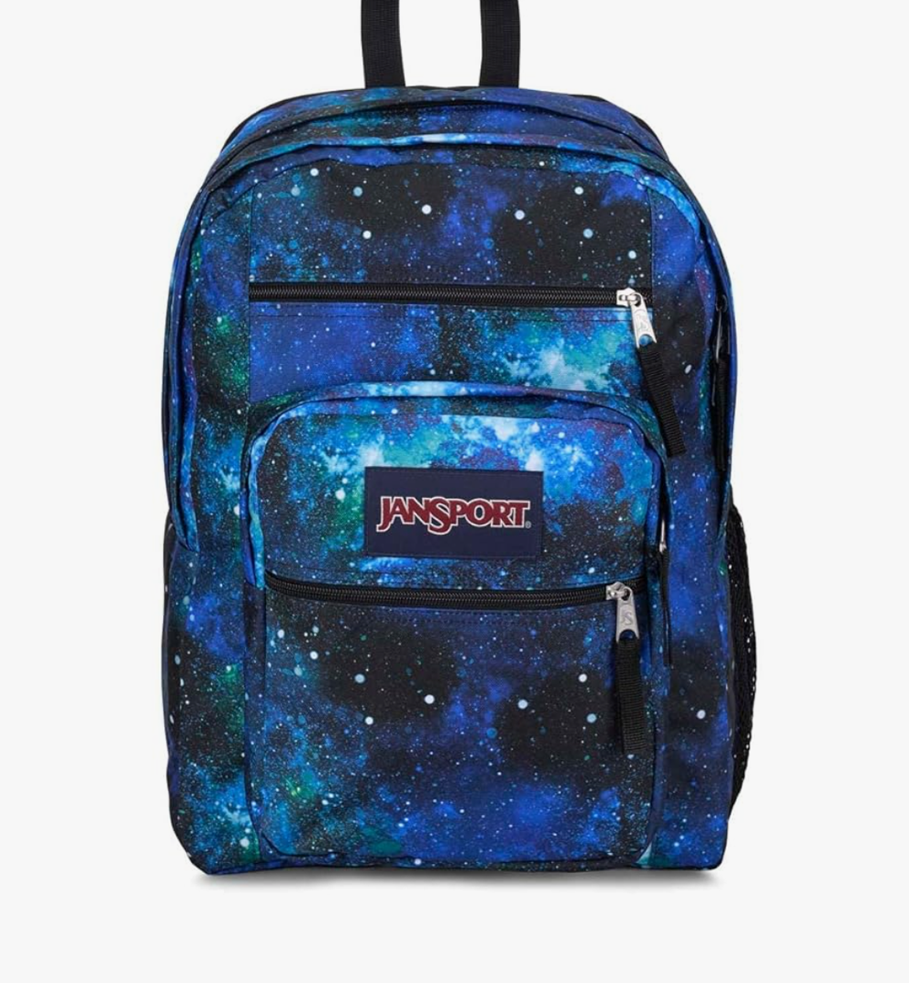 JanSport Laptop Backpack - Computer Bag with 2 Compartments, Ergonomic Shoulder Straps, 15” Laptop Sleeve, Haul Handle - Cyberspace Galaxy