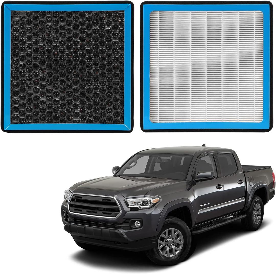 1*HEPA Cabin Air Filter replacement CF10374 compatible with 2005-2023 Toyota Tacoma;2013-2016 Dodge Dart;2003-2008 Pontiac Vibe Activated Carbon Filter