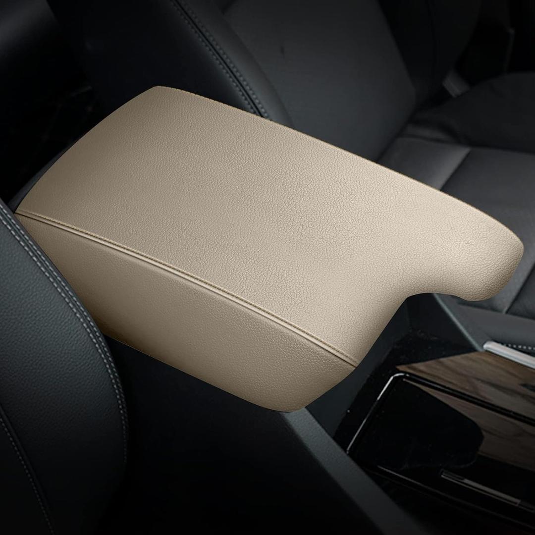 AOMSAZTO Armrest for 2013-2017 Honda Accord Console for Accord Armrest Covers Beige