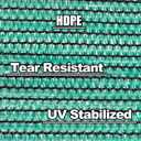 E.share 70% Green Colored Shade Cloth 12ft x 36ft Sun Shade Netting with Grommets, Breathable UV Block Balanced Shade for Garden Plants Patio Pergola Chicken Coop Kennel
