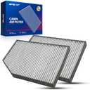 KAX HEPA Cabin Air Filter with Activated Carbon, CF8631A Replacement for Ford F 150 1997-2004, Expedition 1997-2003, F/250 F/350 F/450 F/550 Super Duty DIESEL 1999-2004, Only fits select Ford models Pack of 1