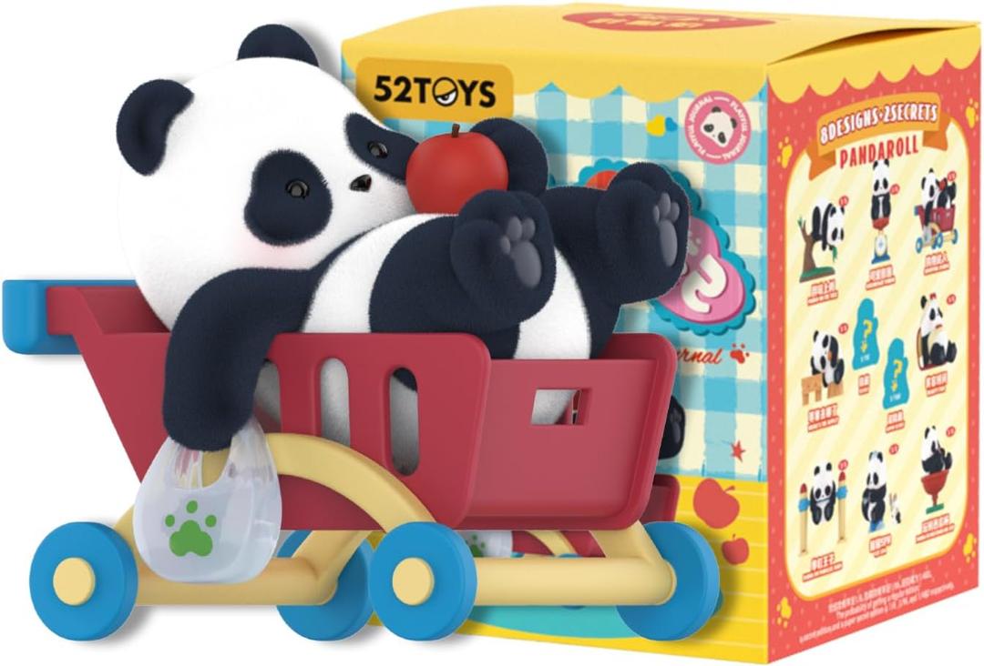 52TOYS Panda Roll Panda Roll Playful Journal 1PCS, Whole Set Collectible Toy Kawaii Creative Gift Room Decor Desktop Decoration 3.15 Inch, Gift for Birthday Party