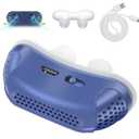 Anti Snoring Devices,Double Vortex Anti Snoring Device,Effective Snoring Prevention,Snoring Solution for Men and Women, Adjustable and Breathable,Up to 8 Hours,Suitable for All Nose Shapes