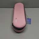 Mancro Hot Hair Tools Travel Bag with Separate Heat Resistant Mat, Large Capacity Wide-open Pouch, Hair Accessories Organizer for Flat Irons, Straighteners, Curling Iron,Travel Essentials for Women (Pink)