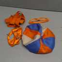 itswordpiz 4PCS Halloween Costume Accessories Set for Kids - Blue & Orange Hat, Orange Suspender, Bow-tie and Glasses for Boys Girls Themed Party Dress Up