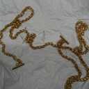 uxcell Iron Flat Chain Strap, 55" Handbag Chains Accessories Purse Chain Straps with Toggle Clasps for Shoulder Bags Cross Body DIY, Gold Tone