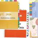 Upgraded Index Tabs for CPT 2026 & ICD-10-CM 2026-AAPC Version, Complete Book Tabs, Laminated, Color-Coded & Long-Last, with Page Numbers and Alignment Guide (Book not Included)