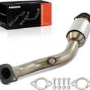 A-Premium Rear Catalytic Converter Kit Direct-Fit Compatible with Nissan Rogue 2008-2013, Rogue Select 2014-2015, 2.5L, EPA Compliant