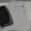 3 Pack Men's Big and Tall Sweatpants Athletic Open Bottom Drawstring Lounge Pants Plus Size Joggers with Pockets (X-Large, Light Gray, Dark Gray, Black)