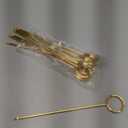 Urban Deco 16 Pieces Table Card Holder 8 inches Table Number Holders Place Steel Card Holders for Photos, Food Signs, Memo Notes, Weddings, Restaurants, Birthdays (Gold)