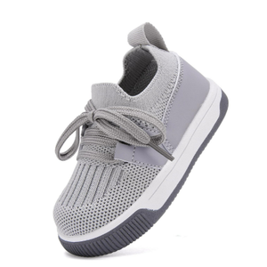 BMCiTYBM Baby Walking Shoes Infant Boys Girls Slip On Tennis Sneakers Lightweight Barefoot Sock Shoes Outdoor Indoor Non-Slip Sneakers for Grey Size 6-12 Months Infant, Gray