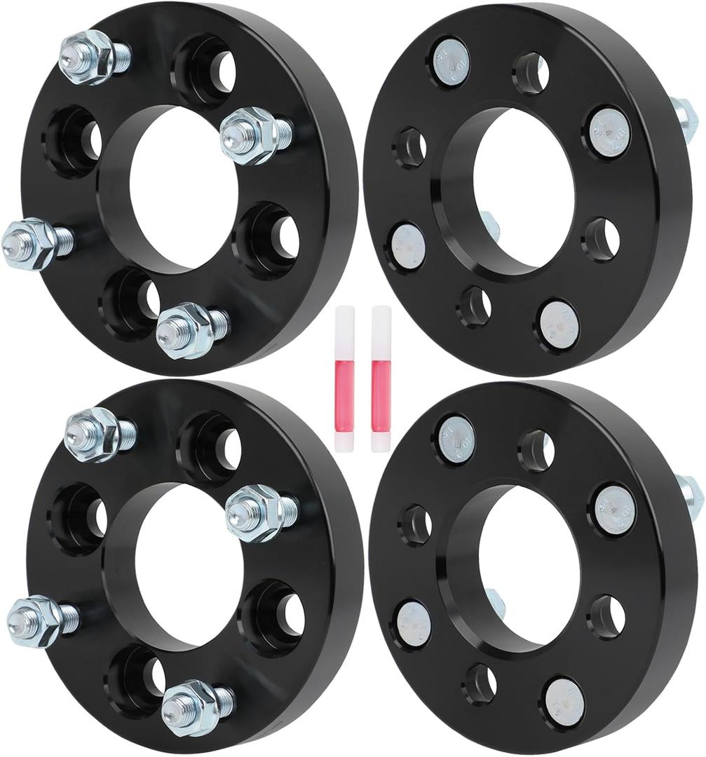 ECCPP 4PCS change bolt pattern from 4x100 to 4x4.5 Wheel Adapters Conversion 1" 4 Lug 12x1.5 67.1mm hub for 2004-2011 for Chevrolet Aveo| 2005-2010 for Chevrolet Cobalt| 1980-2005 for Honda Civic