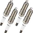 BDFHYK Set of 4 Iridium Spark Plug Compatible with Regal LaCrosse Equinox Malibu HHR Captiva Sport Terrain 9-5 G5 G6 Sky Vue Aura,2.0L 2.2L 2.4L L4 Engine Replacement for XP5263 12680076