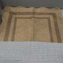 LIVEBOX Scalloped Washable 2x6 Kitchen Runner Rug, Easy Jute Geometric Tan Rugs for Entryway Hallway, Indoor Outdoor Non Slip Rug Farmhouse Modern Carpet Door Mat for Porch Bedroom Laundry Room