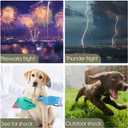 Dog Calming Hoodie Vest, Breathable Anxiety Jacket with Head Cover for Anxiety Relief and Ear Protection, Adjustable Harness with Soft Hoodie for Dogs (Green, Large)