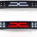 G-PLUS LED Third Type X High Mount Brake Stop Light Compatible with 1993-2011 Ranger, Fit 1999-2016 F250 F350 F450 F550 Super Duty,Fit 1995-2003 Mazda B2300 B2500 B3000 B4000 Smoky Lens Black Housing