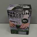 Vacuum Bags for Travel - USB Electric Pump, 12 Pack Carry-on Size Vacuum Seal Bags for Clothing - Space Saver Vacuum Storage Bags for Luggage, Travel Essentials.