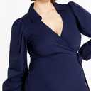 City Chic Women's Plus Size Dress - Selena (Blue, S)