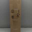 OLANLY Half Circle Door Mat Indoor Outdoor Entrance Welcome, Waterproof All-Season, All-Weather Doormat, Sturdy Natural Rubber, Low Profile, Easy Clean Patio Porch Entryway Mat, 29.5x17, Black