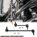 X AUTOHAUX 4 Pcs Front Rear Sway Bar Links No.K750124/K90716/K90717 for Acura MDX 2006-2013 for Acura ZDX 2010-2013 for Honda Pilot 2006-2015 Stabilizer Sway Bar Link