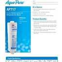 2 x 3M Aqua-Pure AP717 Inline Water Filter System