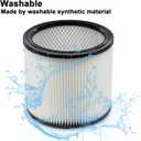 Extolife Replacement Filter Compatible with Shop-Vac 90350 90304 90333 Replacement fits most Wet/Dry Vacuum 5 Gallon and above (1)