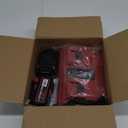 Upgraded 18V 6.0Ah Batteries Replacement for Milwaukee M-18 Battery 2Pack and 1 Charger Combo Set(2-Port) (Black&Red)