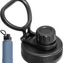 Replacement Lid for Hydrapeak Wide Mouth 14 26 32 40 50 oz Water Bottles, Spout Lid with Flexible Handle
