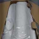 L LOVSOUL Goose Feather Down Fiber Comforter Queen Size, 100% Organic Cotton Fabric Duvet Insert,1200TC,750+Fill Power, Hotel Collection, All Season White Bedding Comforters with 8 Tabs