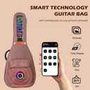 40/41/42 Inch Acoustic Guitar Bag Brown, 0.7" Extra Thick Padding
