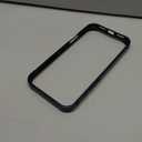 New Aluminum Frame Metal Bumper Frame Slim Hard Case Cover for iPhone17Pro MAX, Metal Frame with Soft Inner Bumper, Raised Edge Protection (Dark Blue, for iPhone17Pro Max)