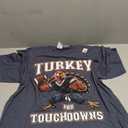 Thanksgiving Football Turkey & Touchdowns Game Day T-Shirt, XL