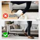 WINNOW Heavy Duty Double Sided Rug Tape 2 Inch x 45 Yards  Carpet Tape Gripper for Wood, Tile & Carpet, NonSlip, Strong Hold, Removable