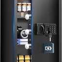 4.5 Cuft Large Fireproof Safe Box, Home Safes Water and Fireproof, Fire Proof Safe with Programmable Keypad, Smart Alert, Removable Shelf, Fire Proof Safes for Home Money Document Valuables