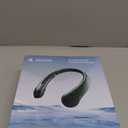 JISULIFE Portable Neck Fan, Hands Free Bladeless Fan, 5 Speeds, 4000 mAh Battery Operated Wearable Personal Fan, Twistable, Rechargeable, Gift for Women Men-Dark Green